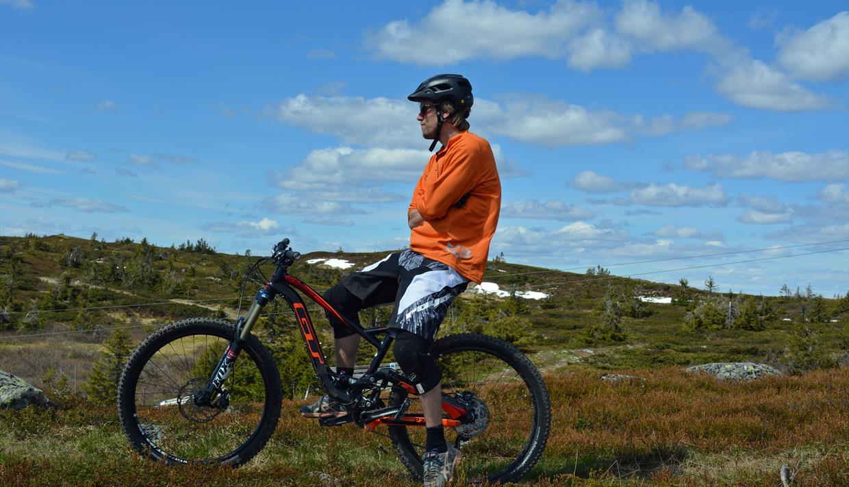 The Nordseter Round (22,4 km) Fahrrad in Sjusjøen